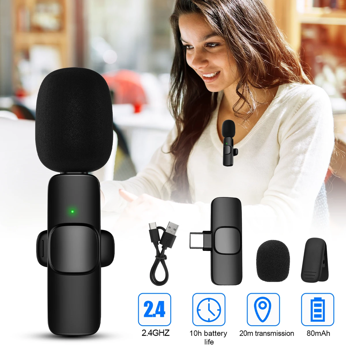 K8 Wireless Microphone (Type c)