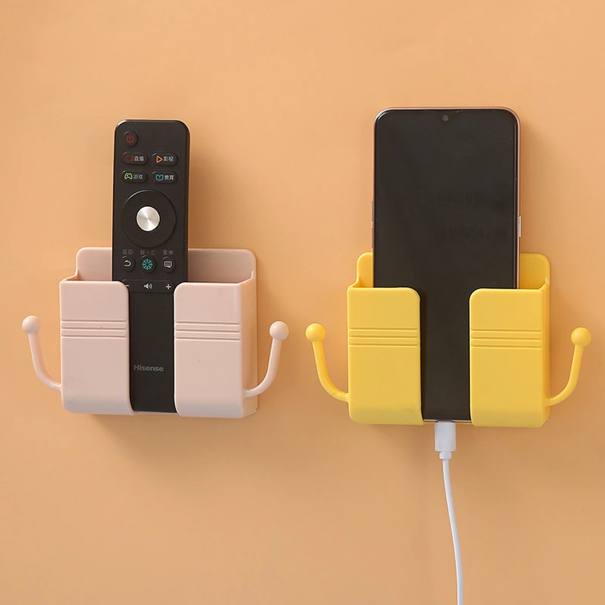 2 pis Universal Wall Mount Charger Phone Holder Stand